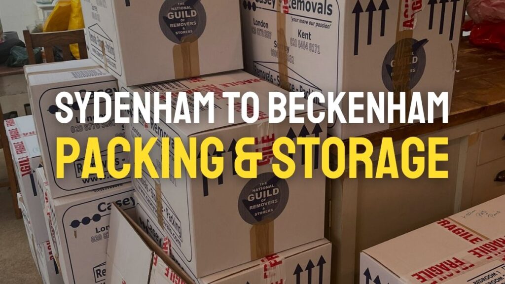 Sydenham to Beckenham packing and move by Casey's Removals